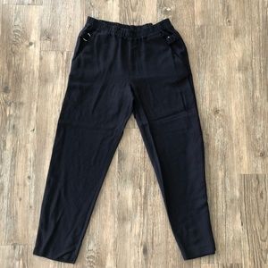 Navy Blue Zara Pants w. Side buckle
